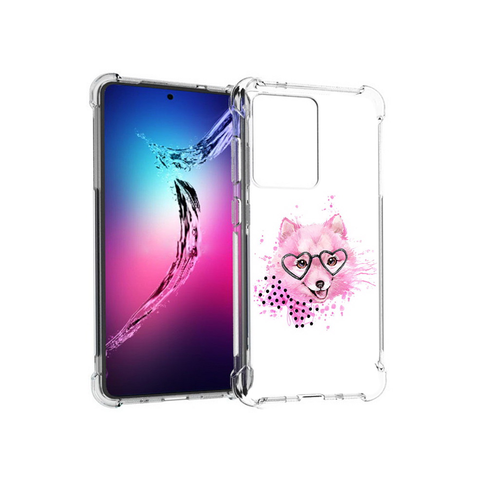 

Чехол MyPads Tocco для Samsung Galaxy S20+ розовый волченок (PT141343.495.585), Прозрачный, Tocco