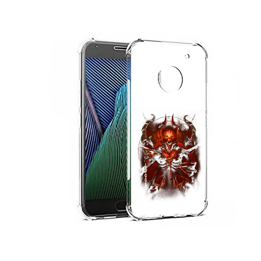 

Чехол MyPads Tocco для Motorola Moto G5 яркий демон (PT67504.367.708), Прозрачный, Tocco