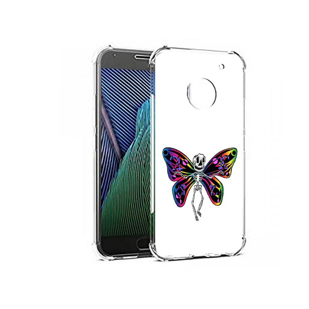 

Чехол MyPads Tocco для Motorola Moto G5 эффект бабочки (PT67504.367.701), Прозрачный, Tocco