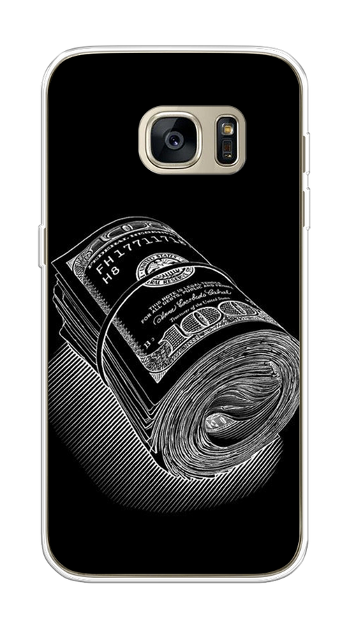 

Чехол Awog на Samsung Galaxy S7 "Кубышка денег", Черный;серебристый, 24550-5