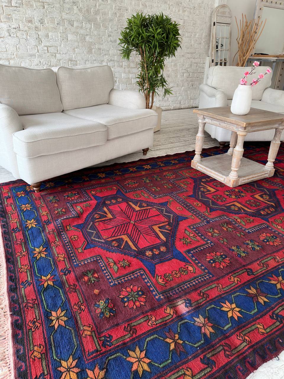 Ковер the Rugs дагестанский винтажный S104