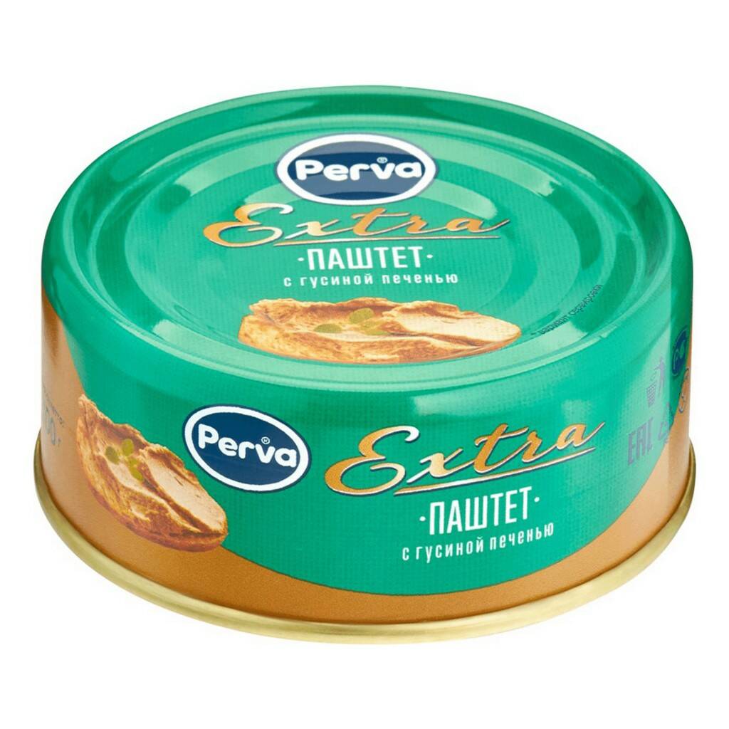 

Паштет из гусиной печени Perva Extra 180 г