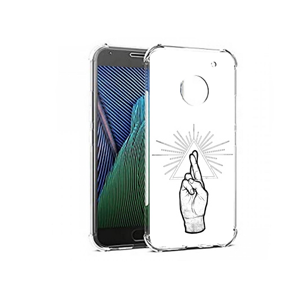 

Чехол MyPads Tocco для Motorola Moto G5 черно белая рука (PT67504.367.681), Прозрачный, Tocco