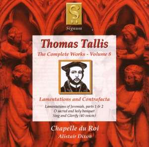 Thomas Tallis: Volume 8 - Chapelle du Roi