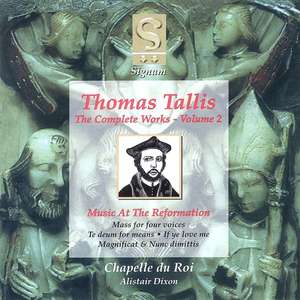 Thomas Tallis: Volume 2 - Chapelle du Roi