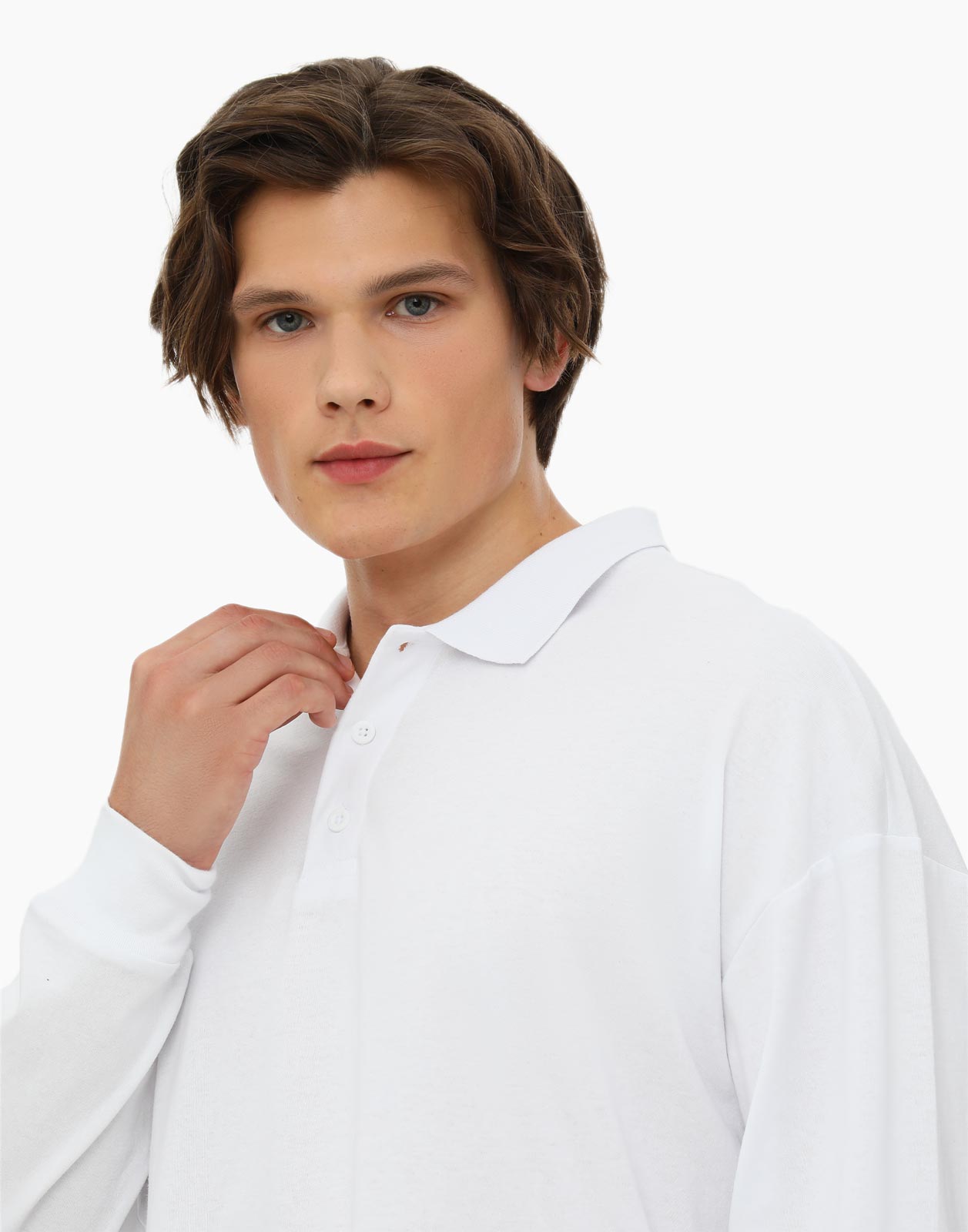Лонгслив мужской Gloria Jeans BKT012668 белый L
