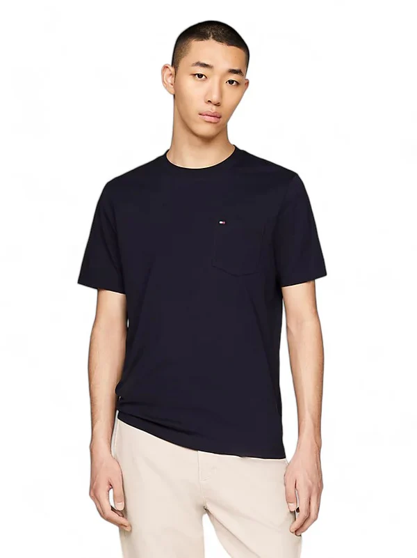 

Футболка мужская Tommy Hilfiger MW0MW36220 синяя XS, Синий, MW0MW36220