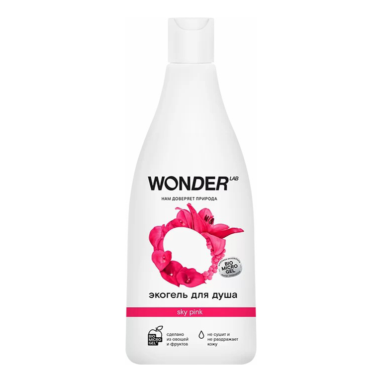 фото Экогель для душа wonder lab sky pink, 550 мл