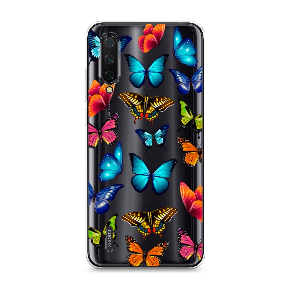 

Силиконовый чехол "Разные бабочки" на Xiaomi Mi CC9, Разные бабочки