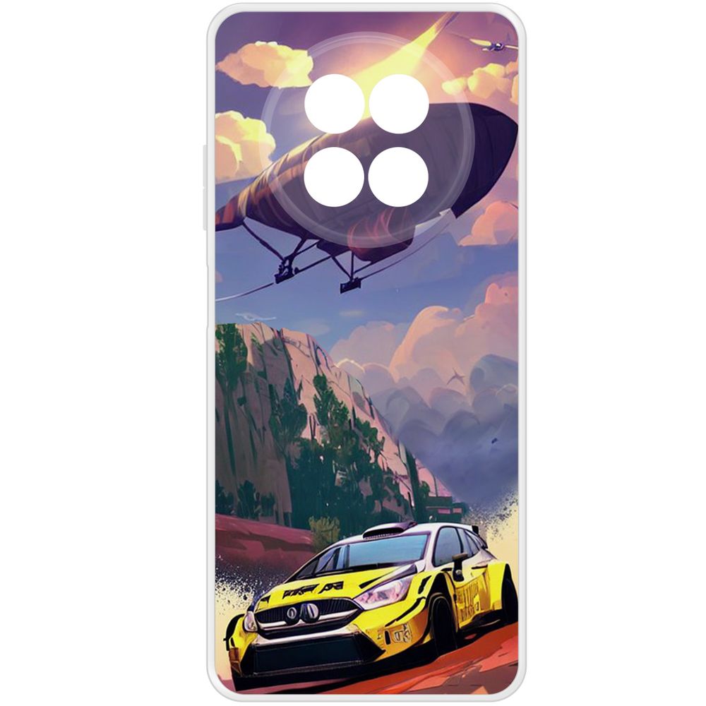 

Чехол-накладка Krutoff Clear Case Гонка для Realme 12 5G, Прозрачный