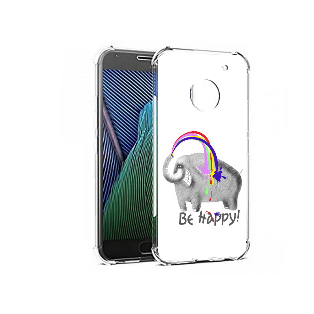

Чехол MyPads Tocco для Motorola Moto G5 счастливый слон (PT67504.367.632), Прозрачный, Tocco