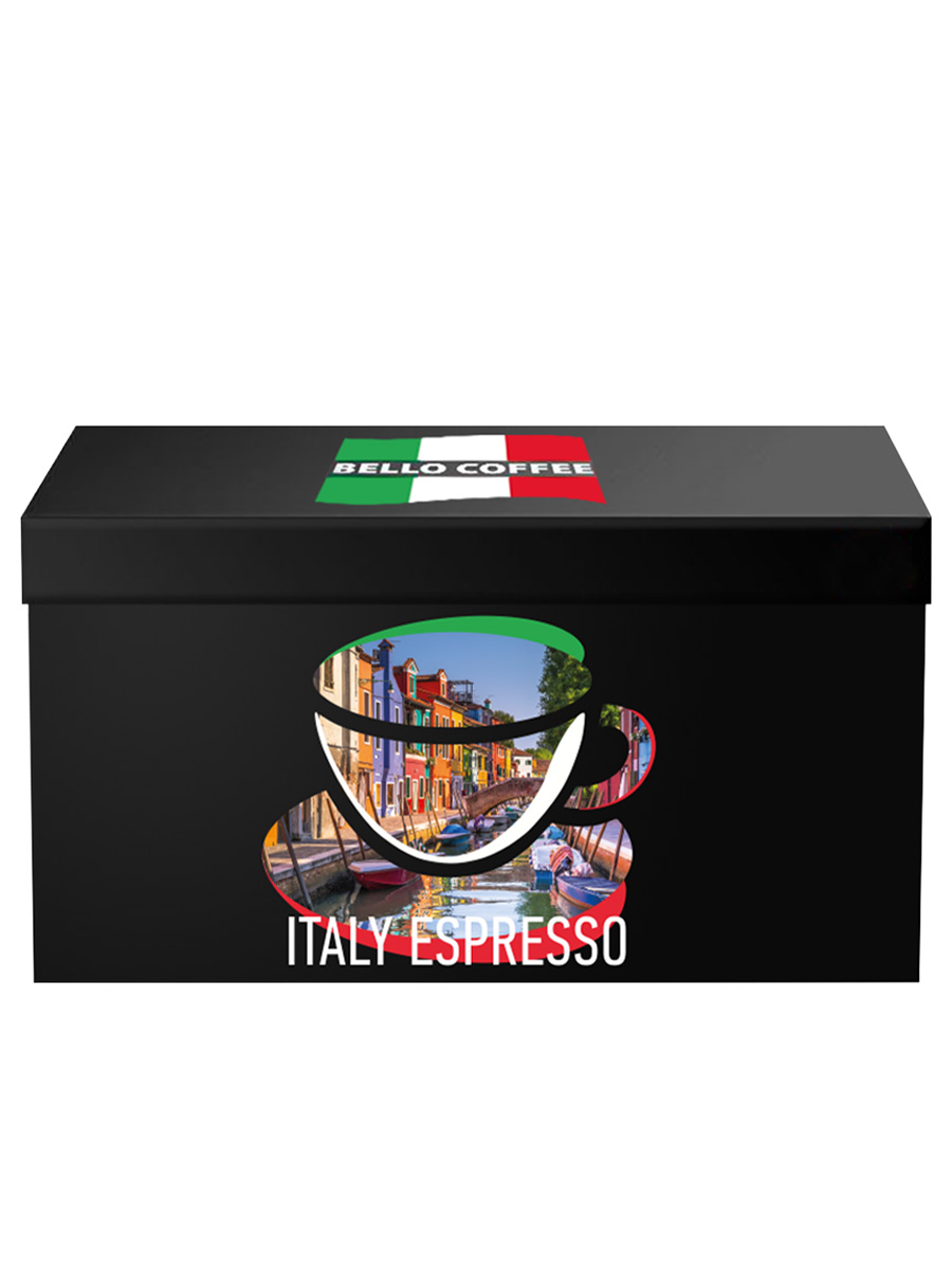 Подарочный набор кофе в зёрнах Bello Coffee ITALY ESPRESSO, 5 вкусов по 200 гр