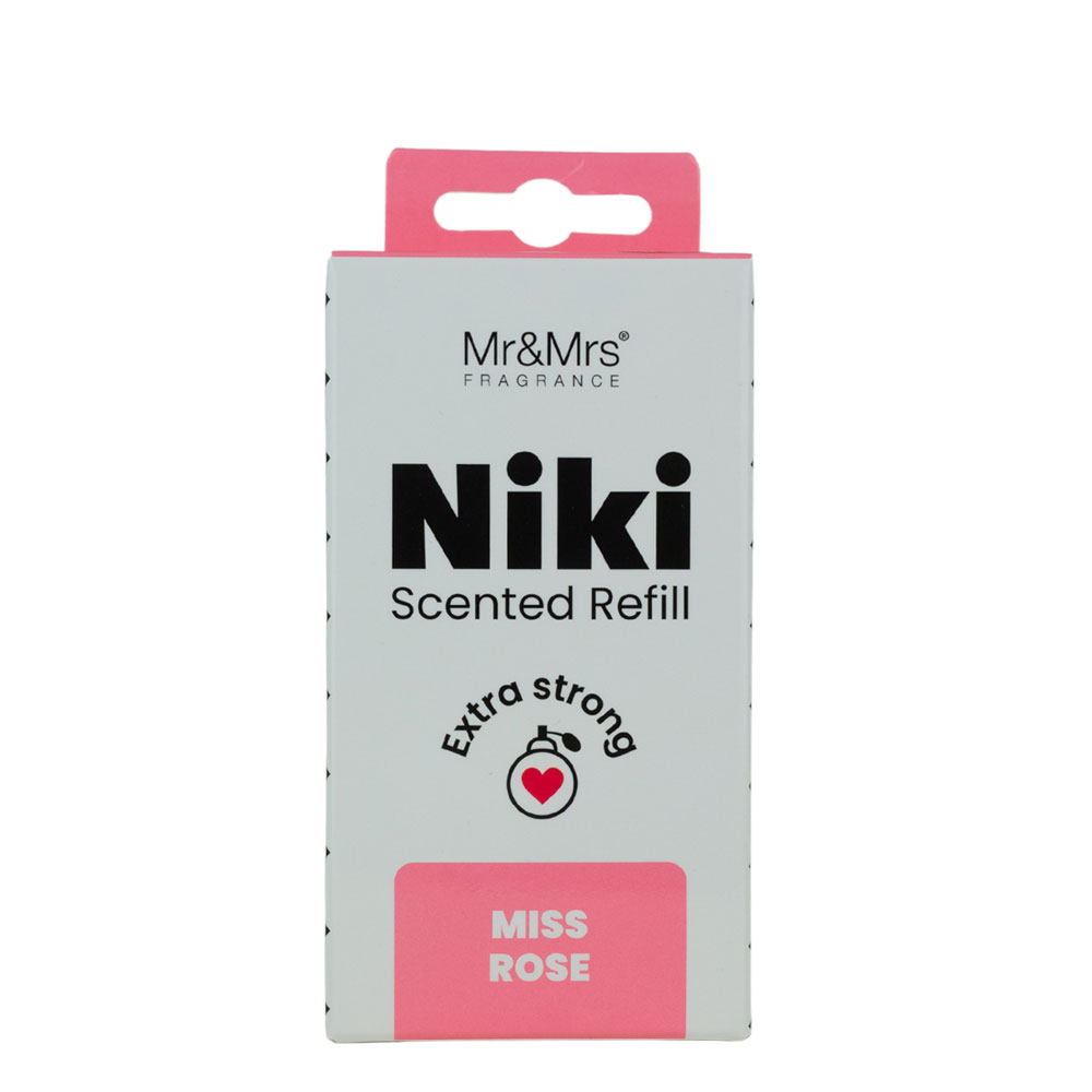 фото Сменный блок для ароматизатора авто mr&mrs fragrance niki miss rose/мисс роза