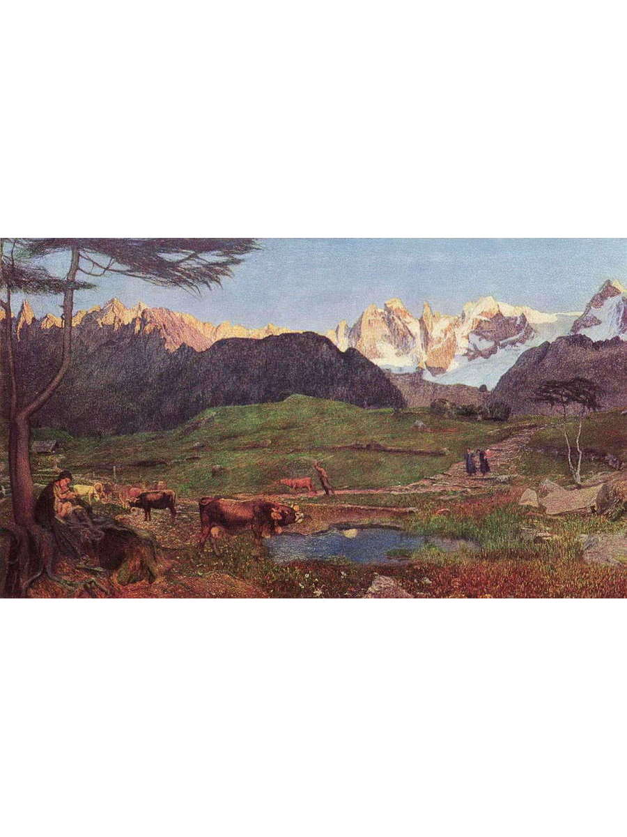 

Постер DRABS A2 Джованни Сегантини Альпийский триптих. Становление