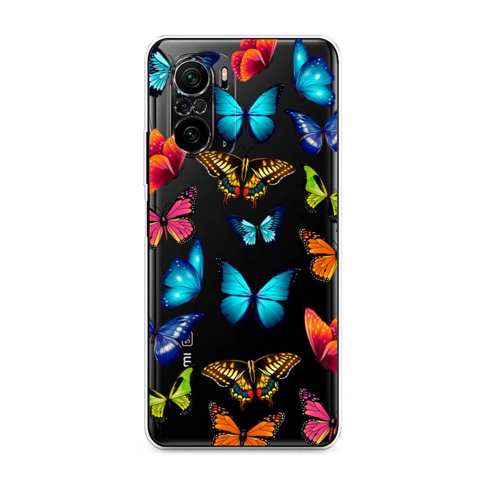 

Силиконовый чехол "Разные бабочки" на Xiaomi Mi 11i, Разные бабочки