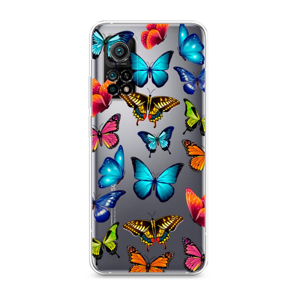 

Силиконовый чехол "Разные бабочки" на Xiaomi Mi 10T, Разные бабочки