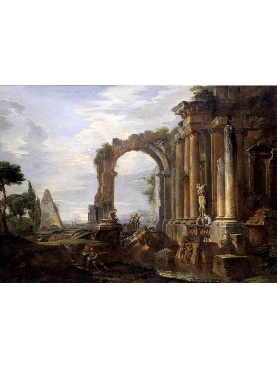 

Постер DRABS A2 Джованни Паоло Паннини Capriccio of Classical Ruins