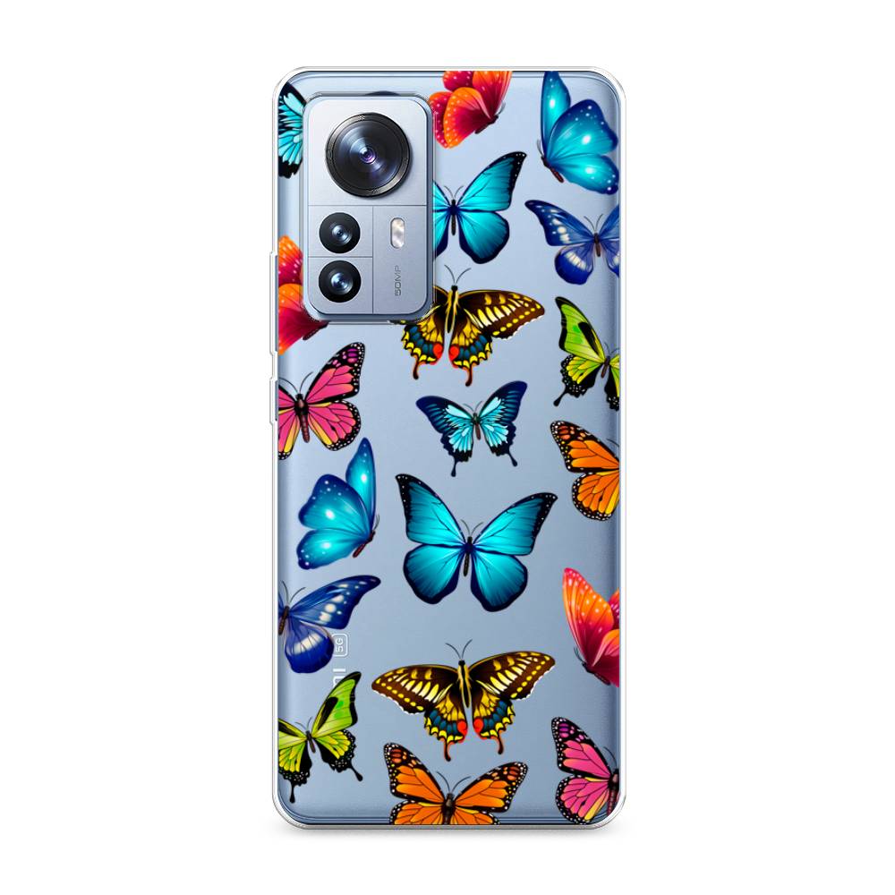 

Силиконовый чехол "Разные бабочки" на Xiaomi 12 Pro, Разные бабочки
