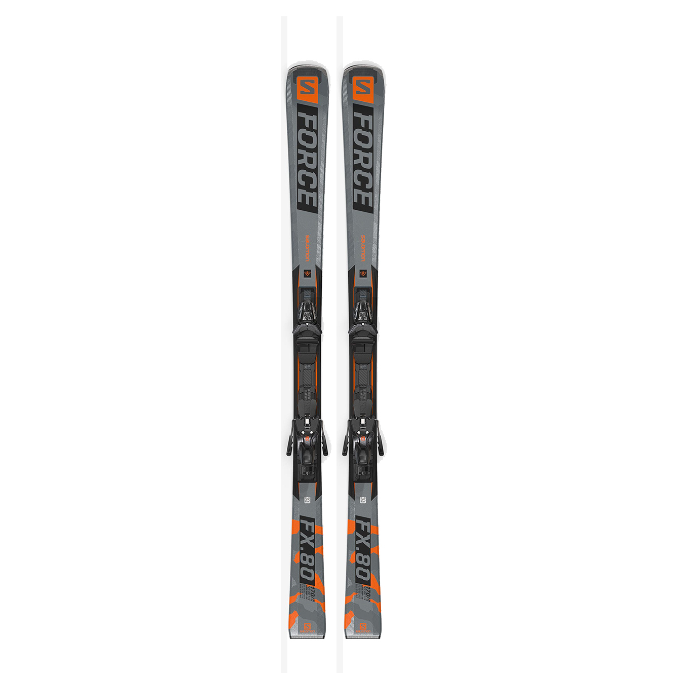 фото Горные лыжи salomon s/force fx 80 + m11 gw f80 black (21/22) (170)