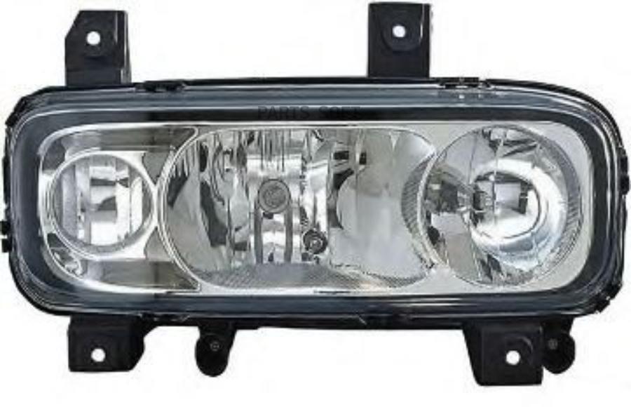 

440-1164R-Ld-Em Фара Правая Стекло Гладкое H7/H1 С Корректором Без Противотум Mb Atego Ii