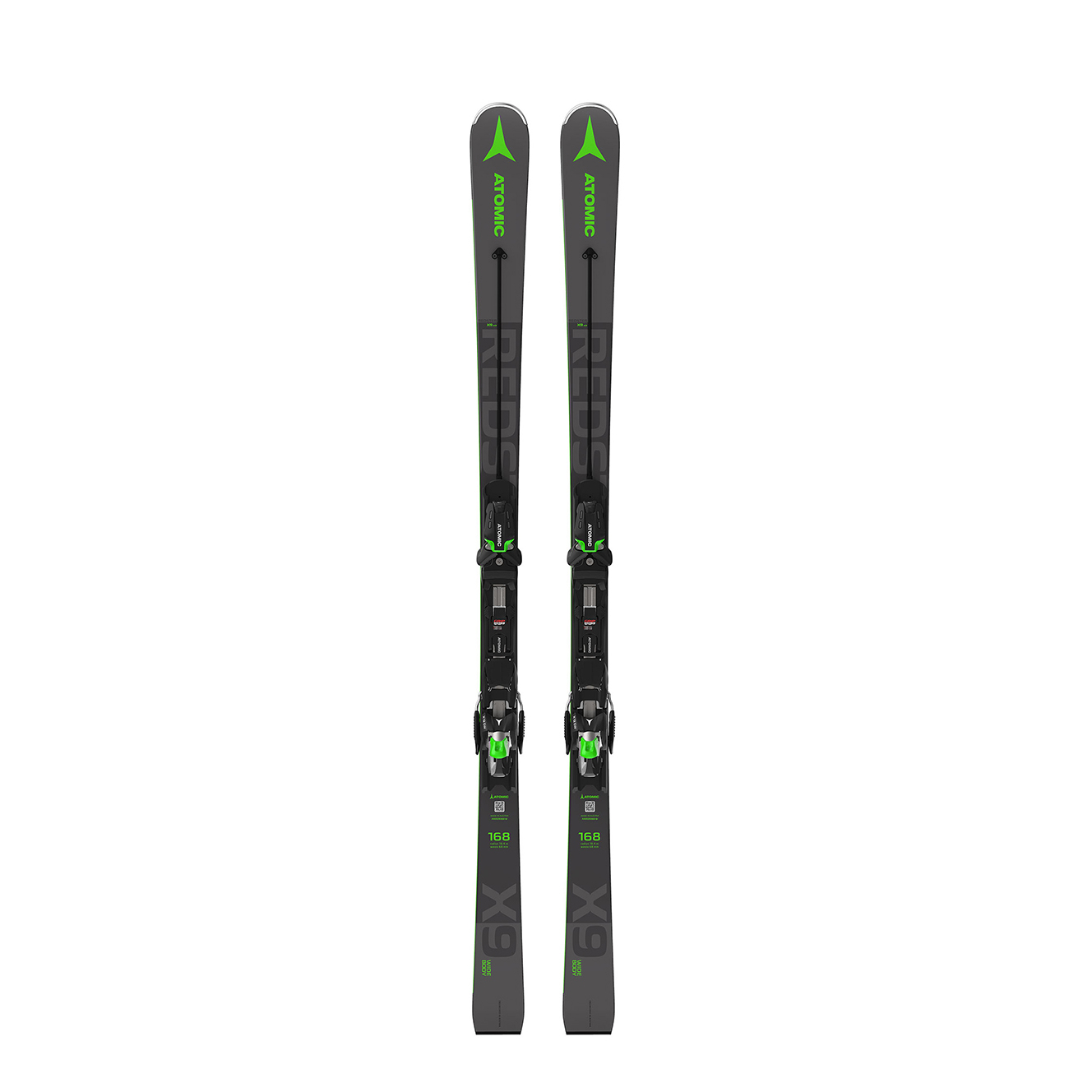 фото Горные лыжи atomic redster x9 wb + x 12 gw black/green (20/21) (160)