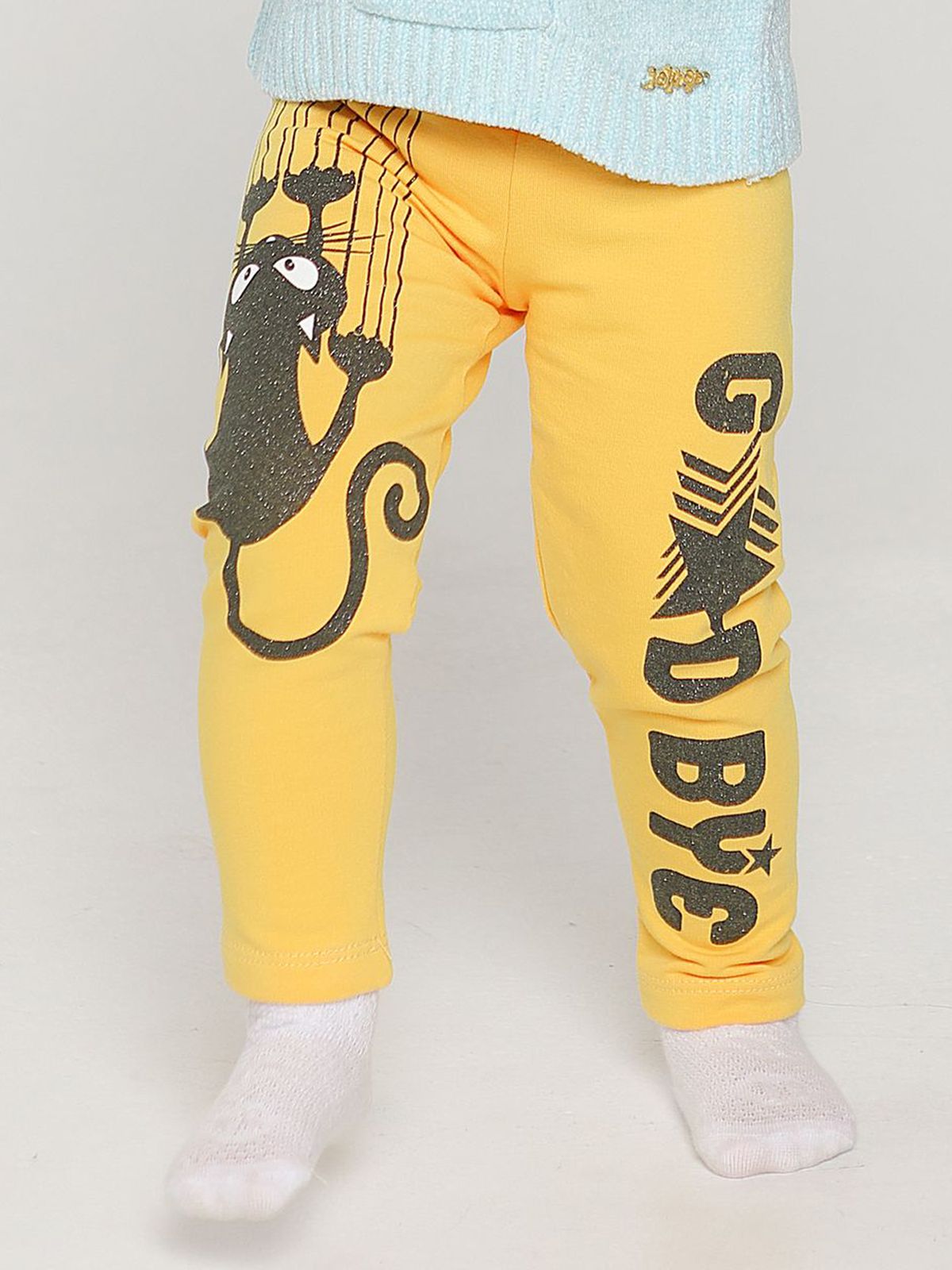 

Лосины для девочек утепленные, TIMI, 6353-01, желтый, 80, 6353-01