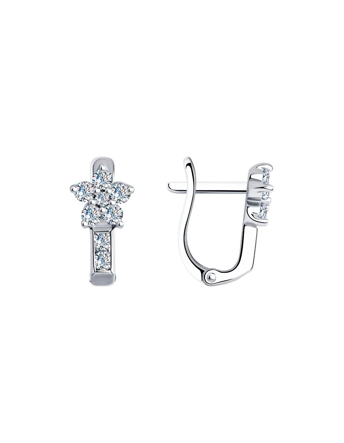 

Серьги из серебра TEO MAORI 894026033, фианит, 894026033