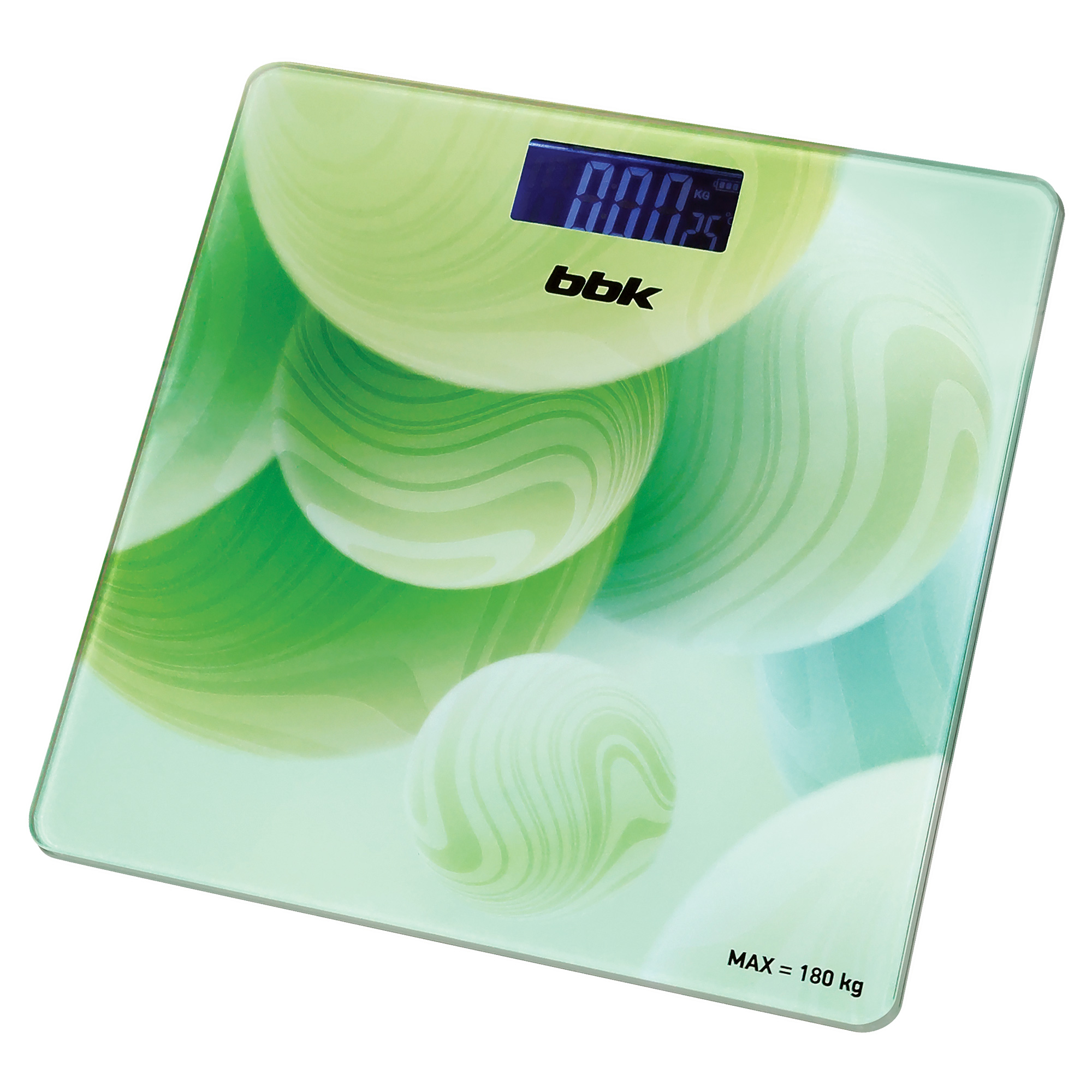 Весы напольные BBK BCS3003G зеленый симпатичные весы для тела с подсветкой