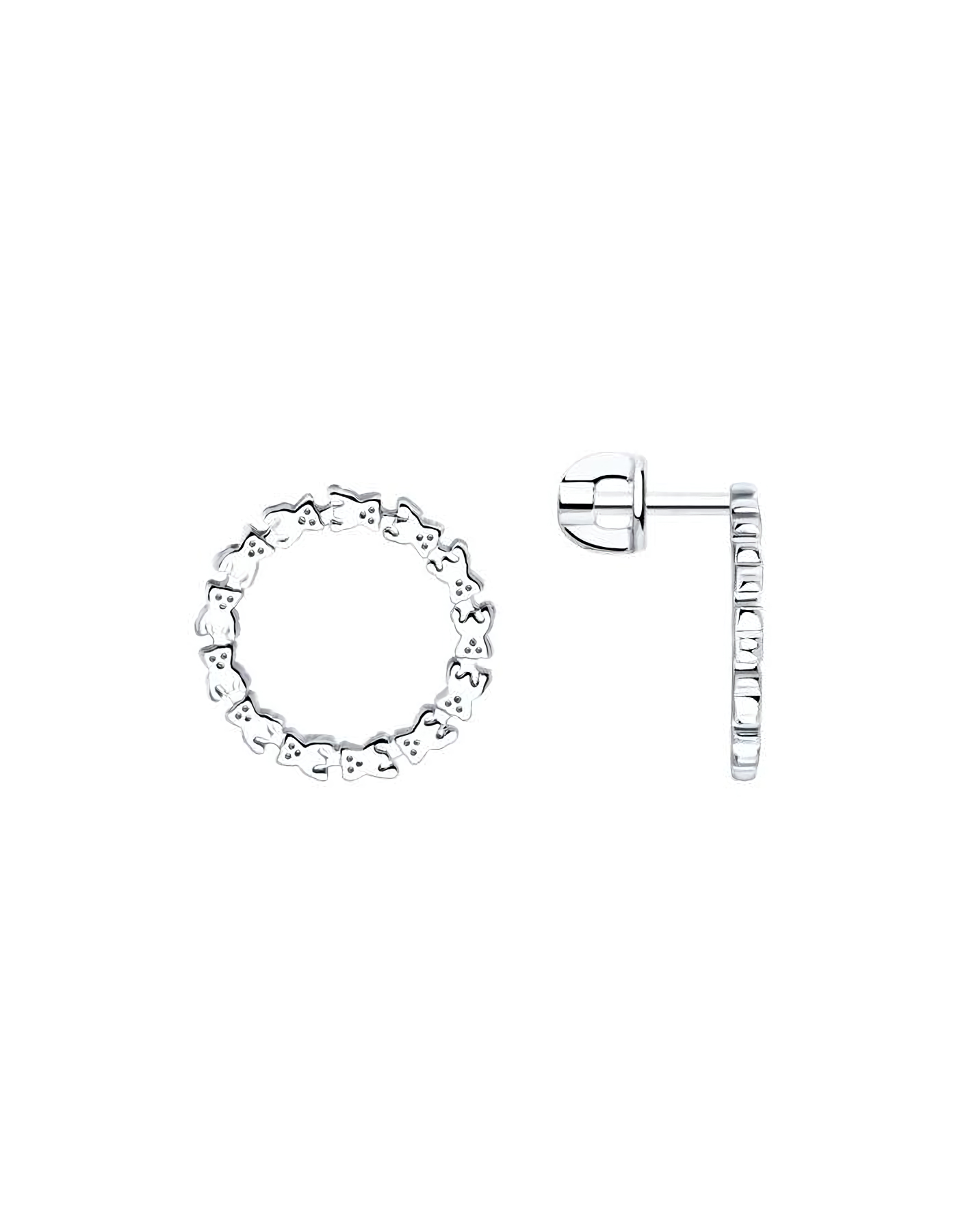 

Серьги пусеты из серебра TEO MAORI 894026009, 894026009