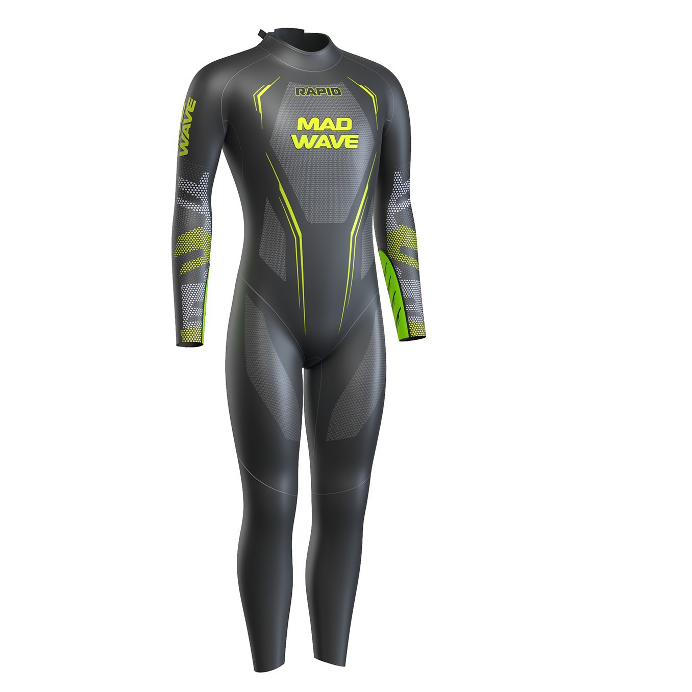 фото Гидрокостюм mad wave wetsuit rapid m, черный, 2xl int