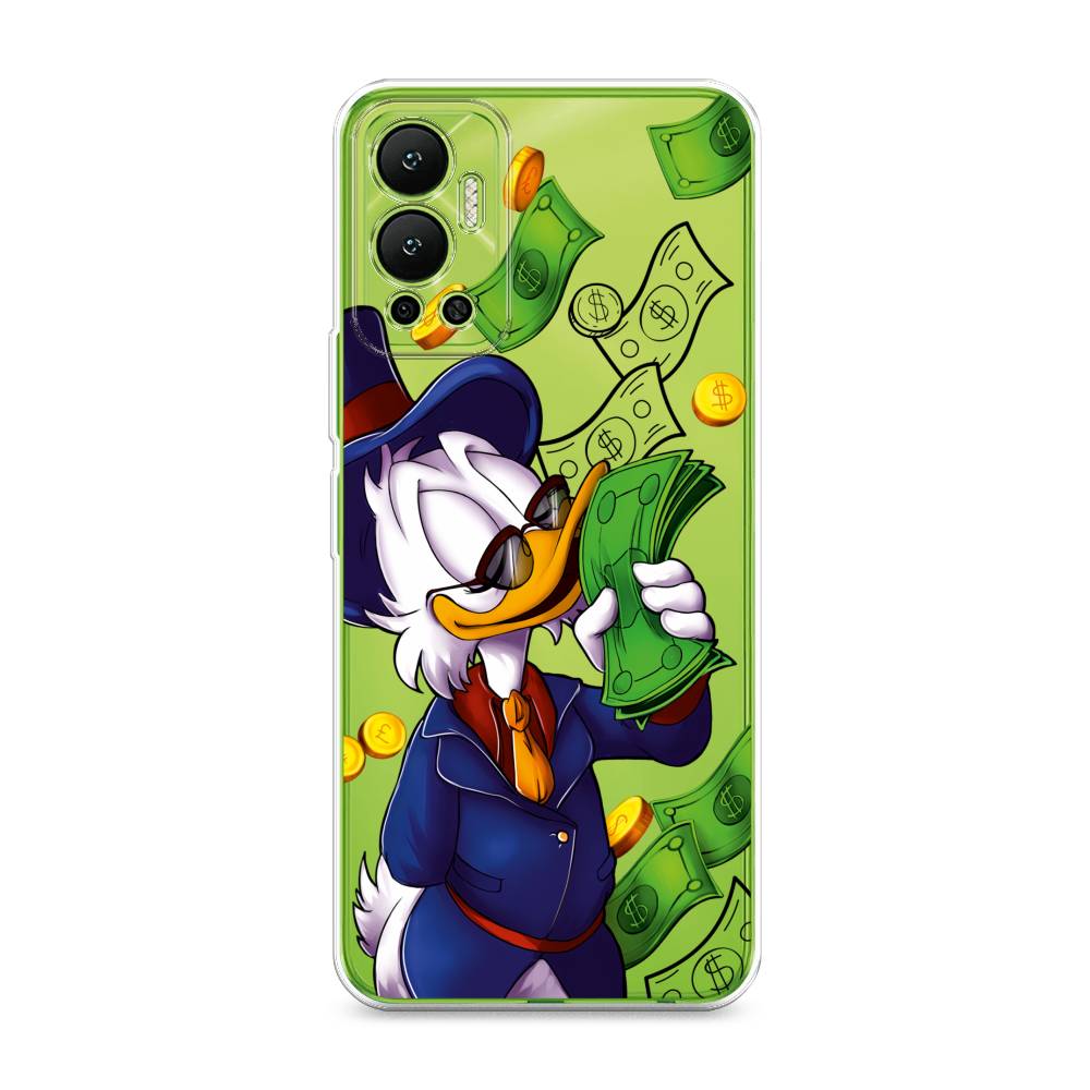 

Чехол на Infinix Hot 12 "Scrooge McDuck with Money", Синий;зеленый;белый, 3101350-6