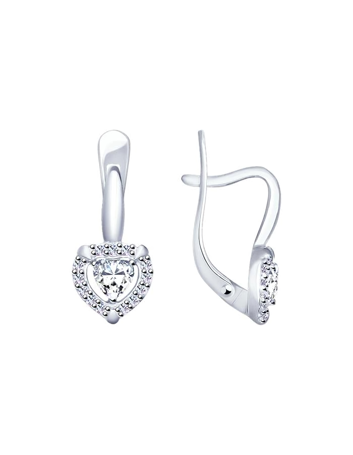 

Серьги из серебра TEO MAORI 894025663, фианит, 894025663