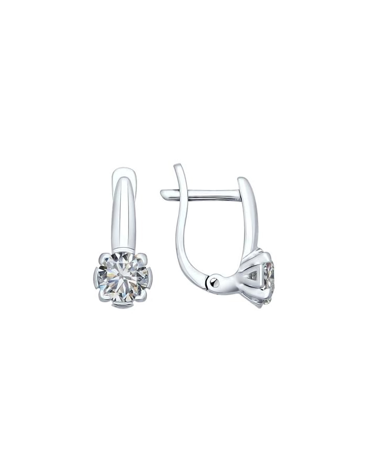 

Серьги из серебра TEO MAORI 894025662, фианит, 894025662