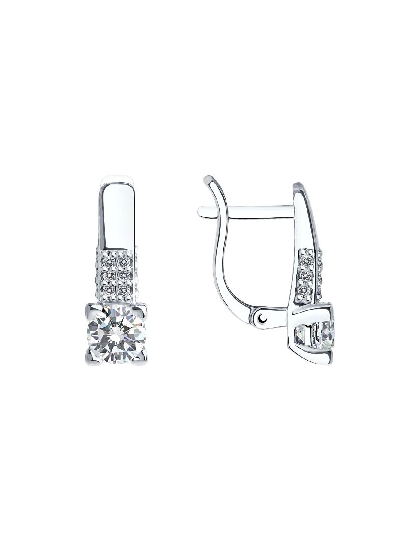 

Серьги из серебра TEO MAORI 894025661, фианит, 894025661