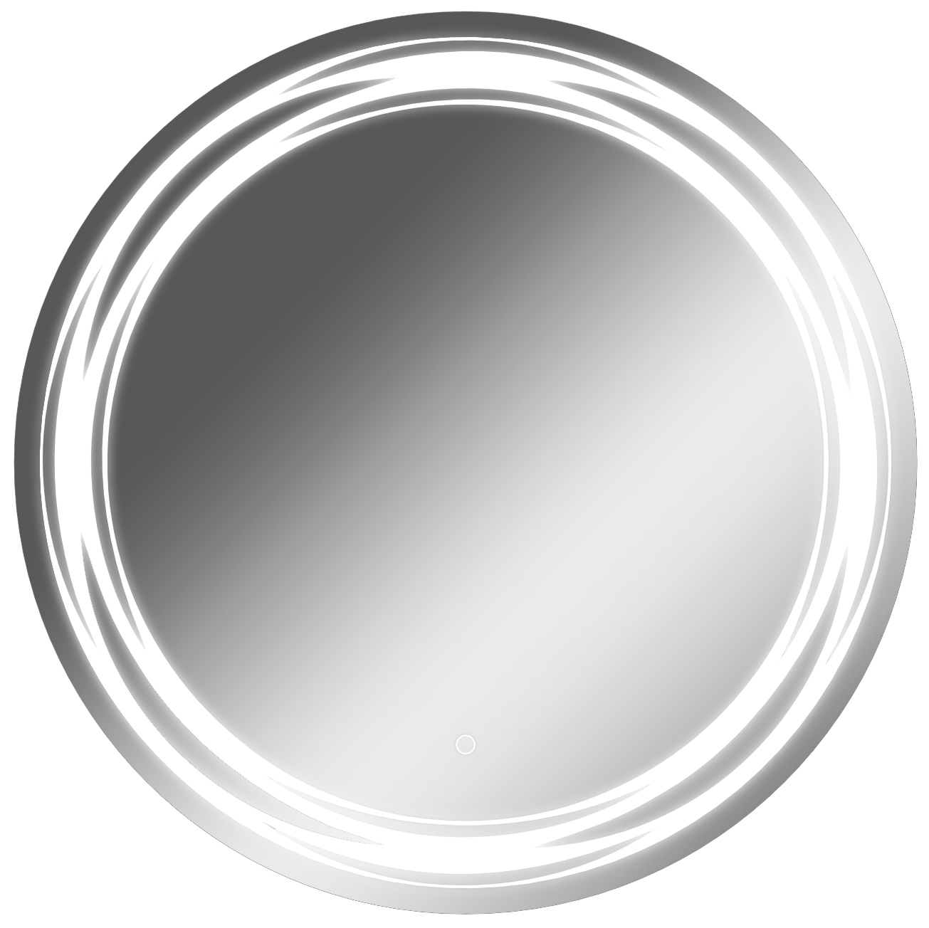 Зеркало Домино Каир 700х700 с подсветкой покрывало домино серый р 100х150