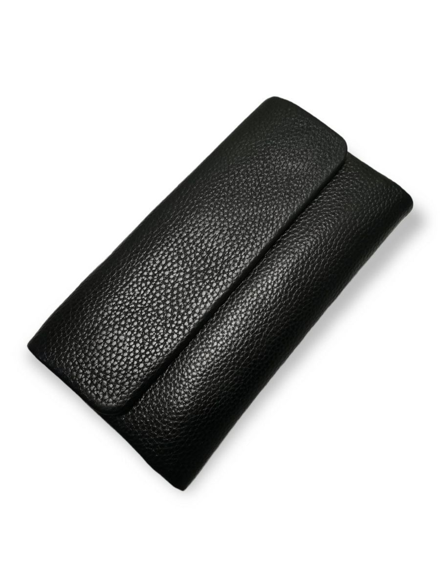 Кошелек женский Leather Wallet 3039 черный