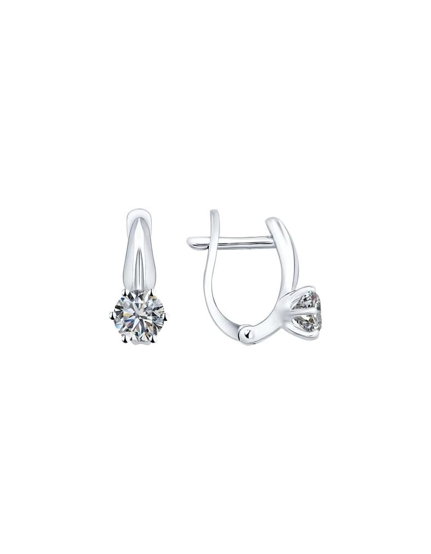 

Серьги из серебра TEO MAORI 894025657, фианит, 894025657