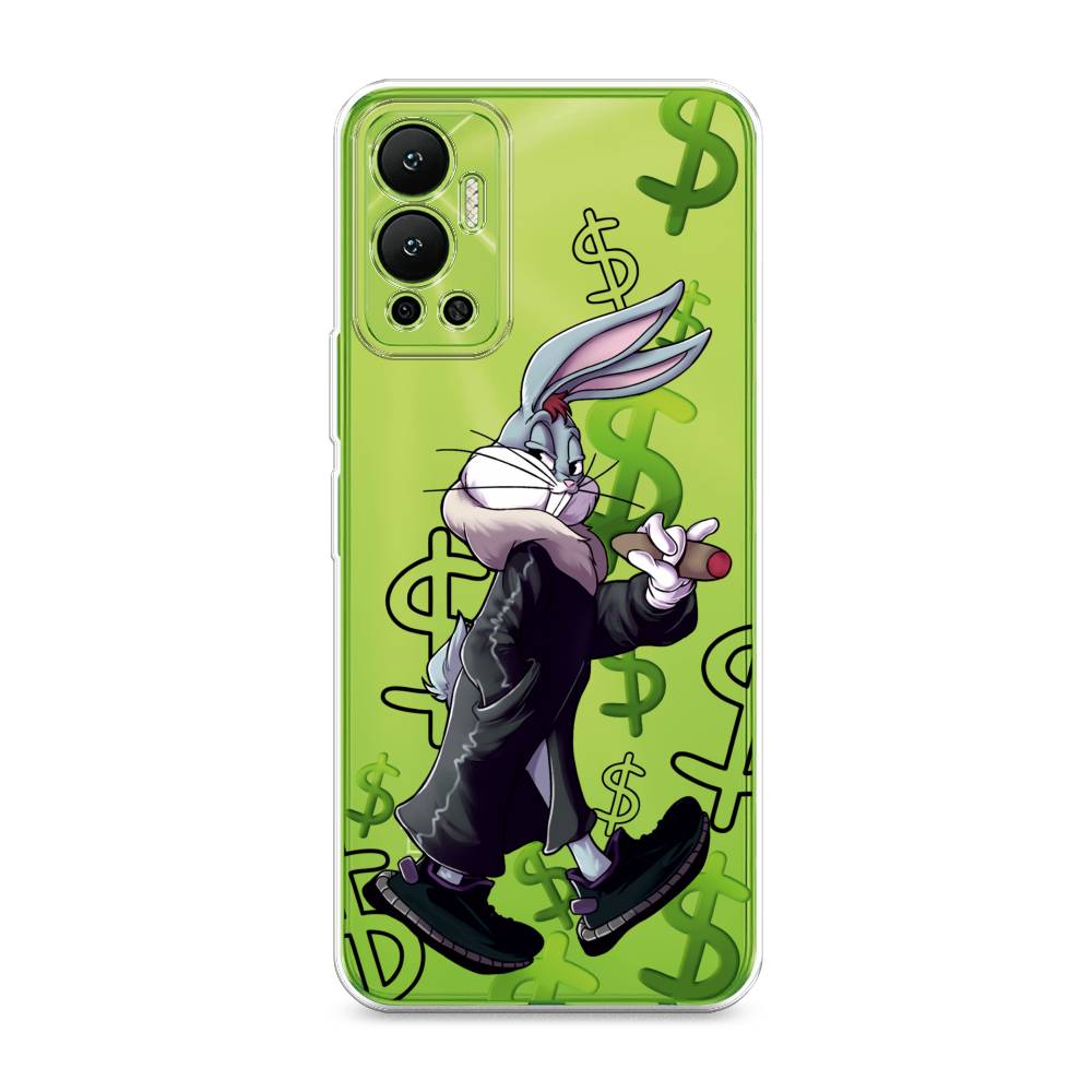 

Чехол на Infinix Hot 12 "Rich Bugs Bunny", Зеленый;черный;голубой, 3101350-6