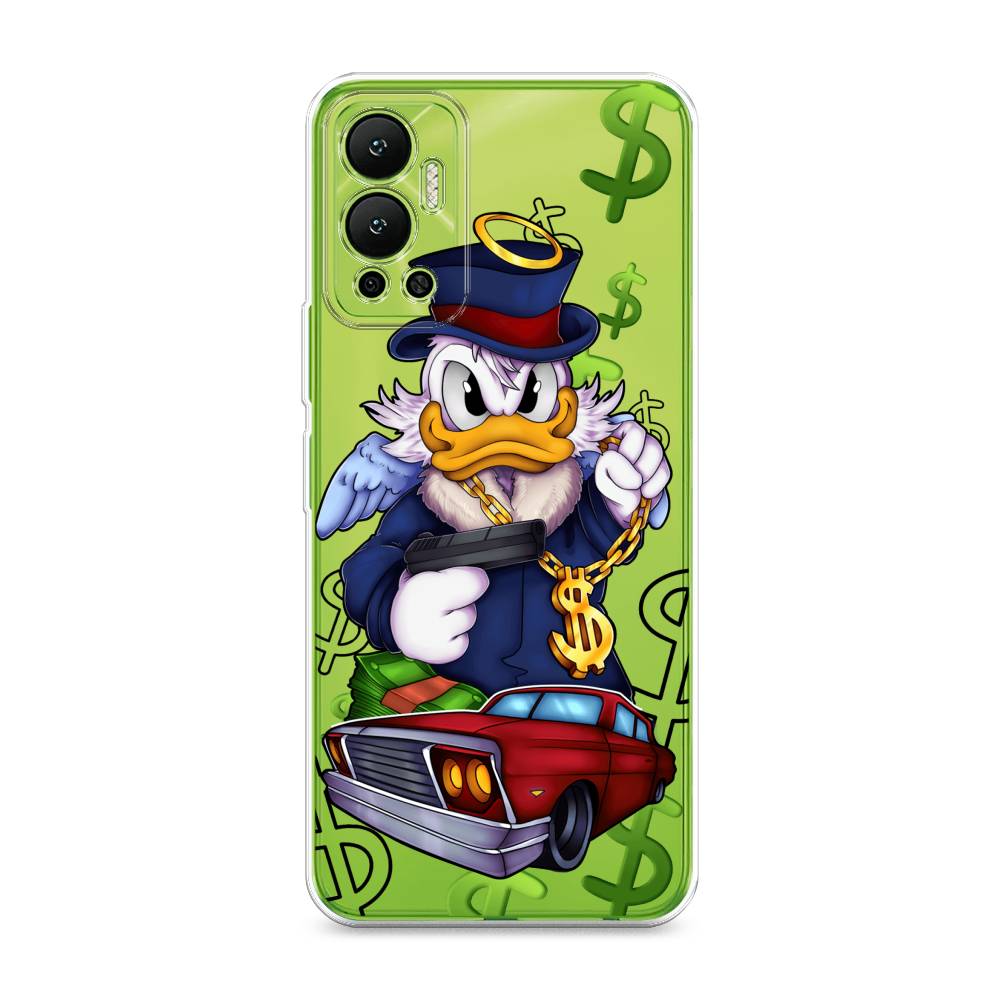 

Чехол на Infinix Hot 12 "Scrooge McDuck with a Gold Chain", Красный;синий;белый, 3101350-6