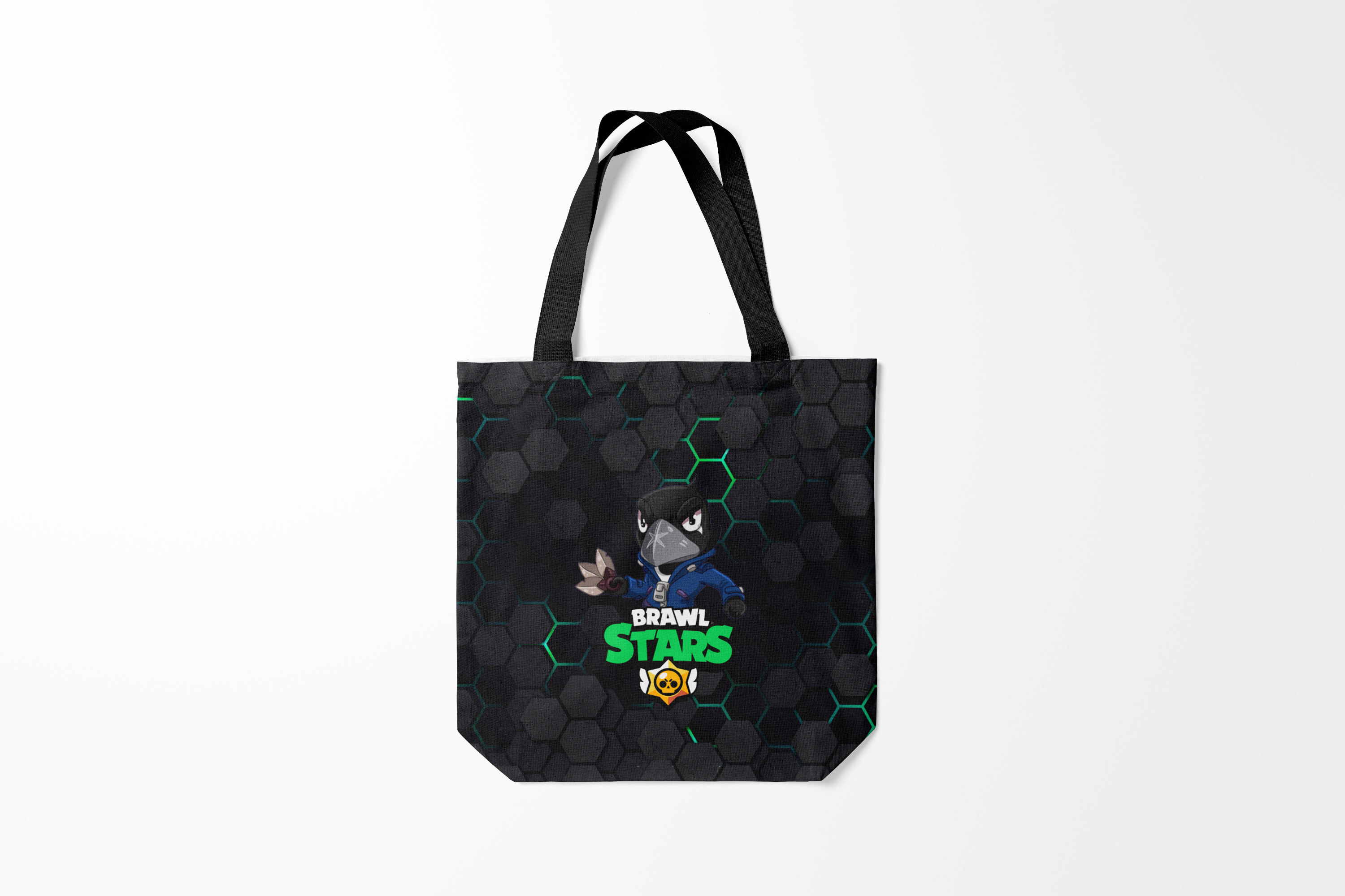 

Сумка шoппер унисекс Burnettie Brawl Stars Crow, разноцветный, Brawl Stars Crow