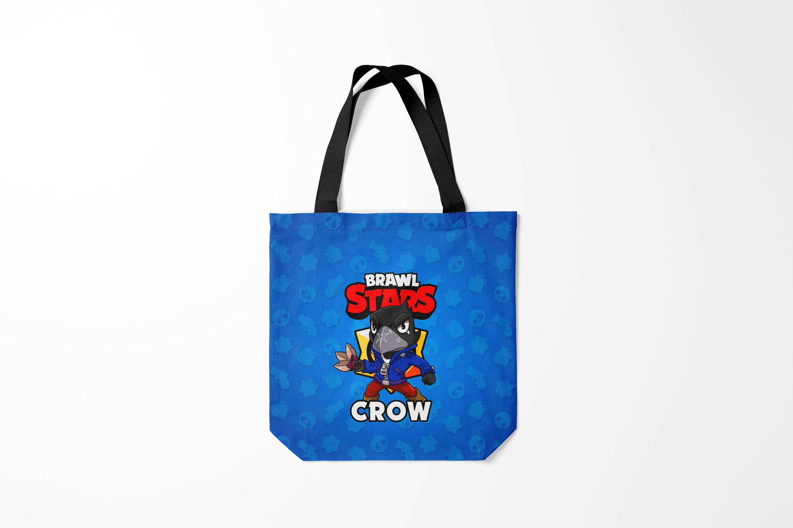 

Сумка шoппер унисекс Burnettie Brawl Stars Crow, оранжевый; желтый, Brawl Stars Crow