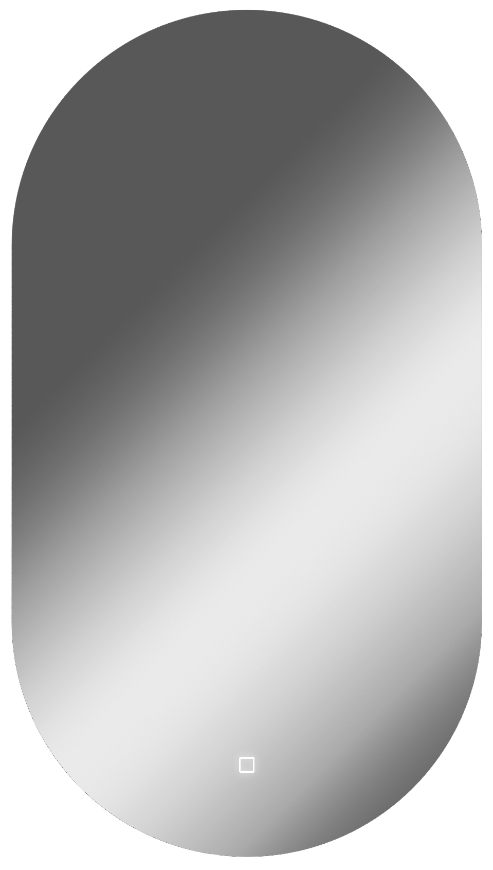 Зеркало Домино Дакка 900х500 с подсветкой угловой диван домино дуб беленый коричневый велюр левая