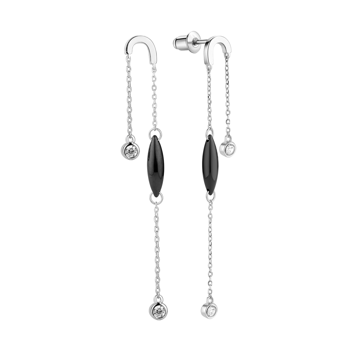 

Серьги из серебра с керамикой Fresh Jewelry TC-E01837-B-W-X-X-W, TC-E01837-B-W-X-X-W