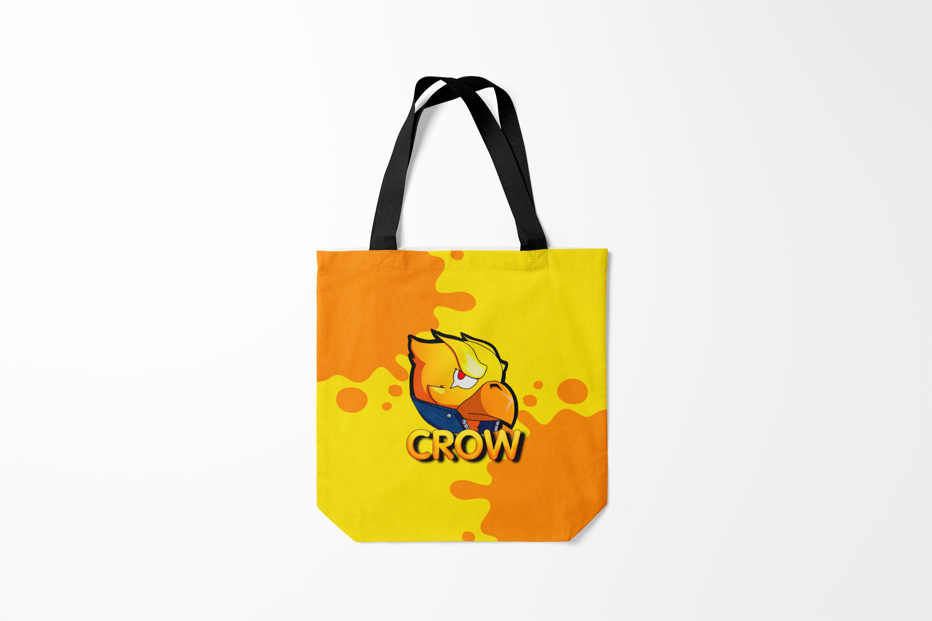 

Сумка шoппер унисекс Burnettie Brawl Stars CROW, черный; красный, Brawl Stars CROW