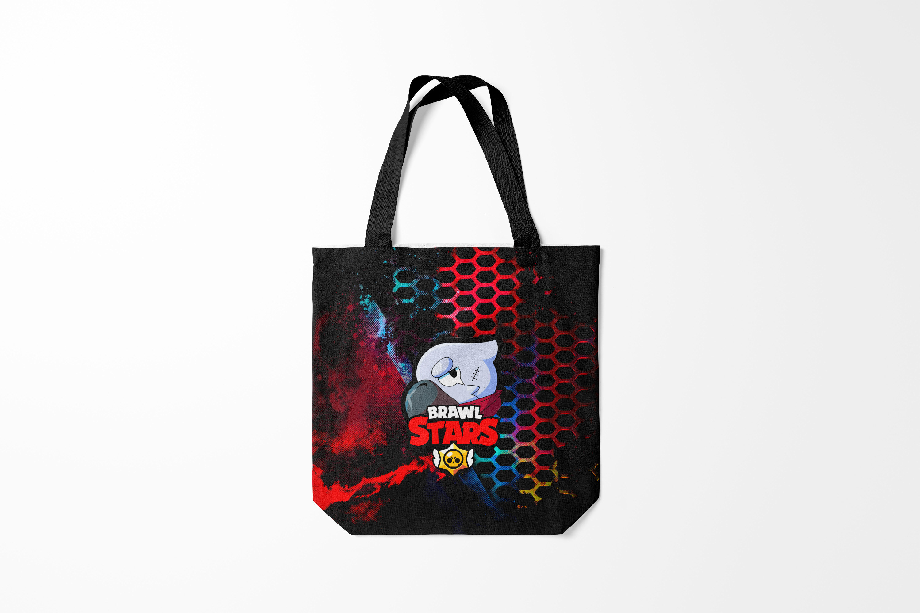 

Сумка шoппер унисекс Burnettie Brawl Stars CROW, черный; бирюзовый, Brawl Stars CROW