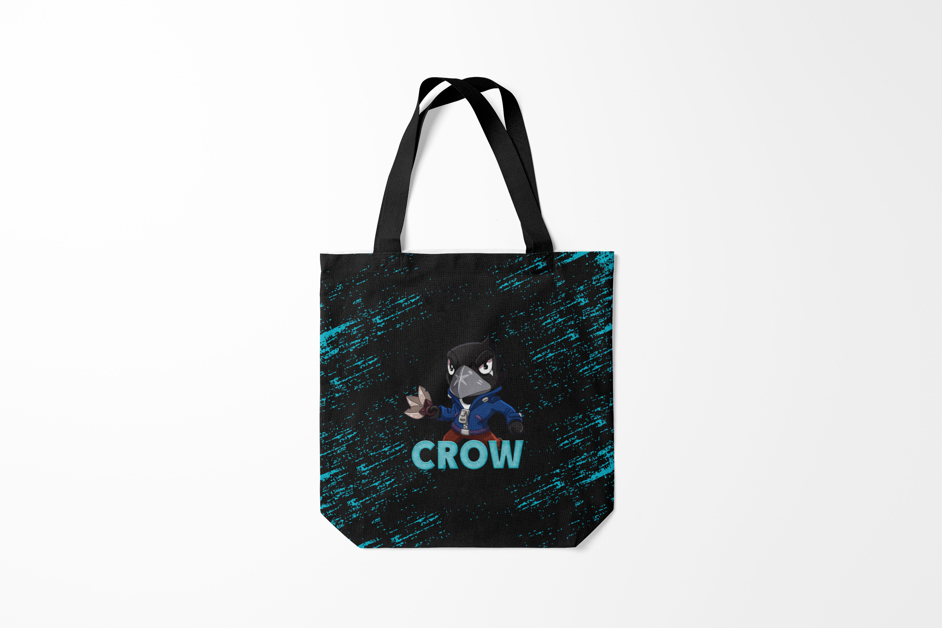 

Сумка шoппер унисекс Burnettie Brawl Stars CROW, черный; красный, Brawl Stars CROW