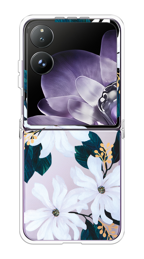 

Чехол на Xiaomi Mix Flip "Delilah Flower", Зеленый;белый, 323150-1