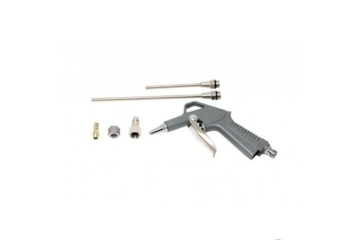 Пистолет продувочный пневматический (сопла 20,90,165мм) 3 предмета в блистере