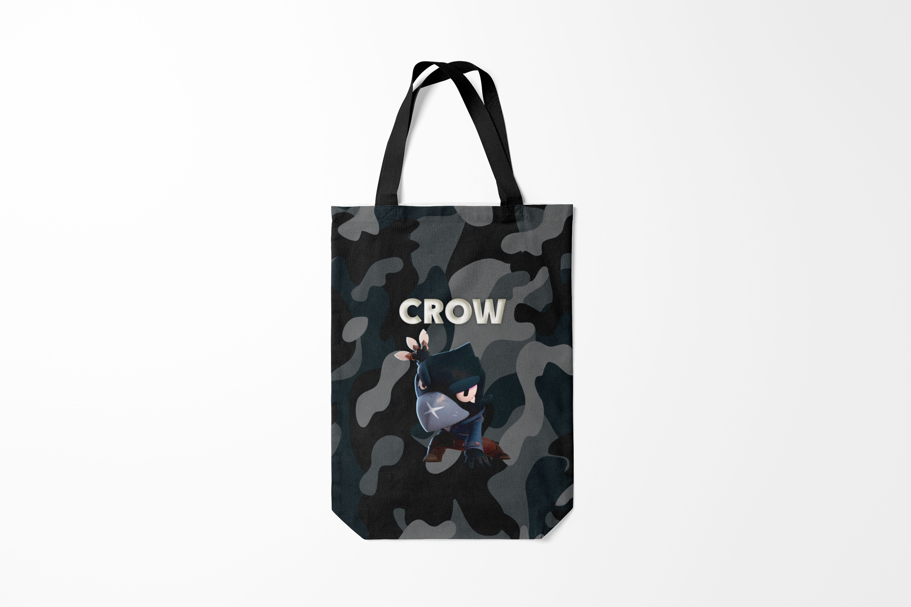 

Сумка шoппер унисекс Burnettie Brawl Stars CROW, красный, Brawl Stars CROW