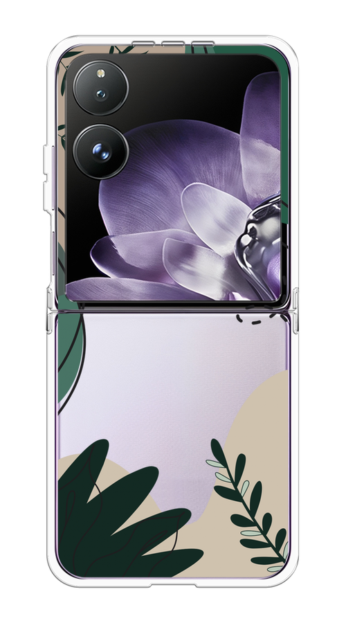 

Чехол на Xiaomi Mix Flip "Secret Garden", Зеленый;бежевый;черный, 323150-1